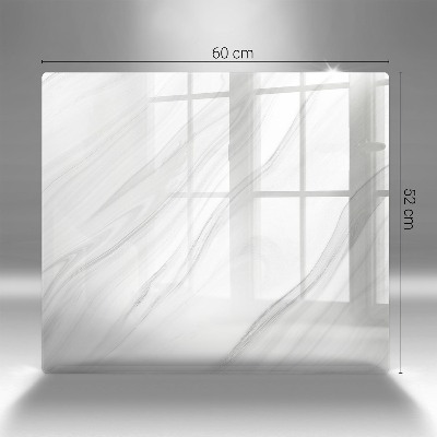 Piatto per candele con finitura in marmo delicato