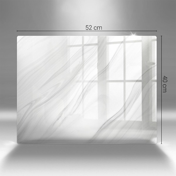 Piatto per candele con finitura in marmo delicato