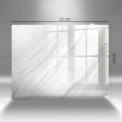 Piatto per candele con finitura in marmo delicato