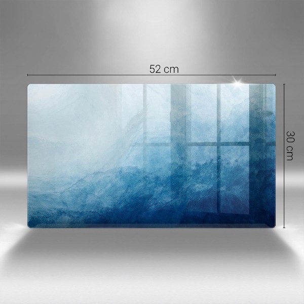 Piatto per candele con motivo a sfondo astratto