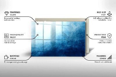 Piatto per candele con motivo a sfondo astratto