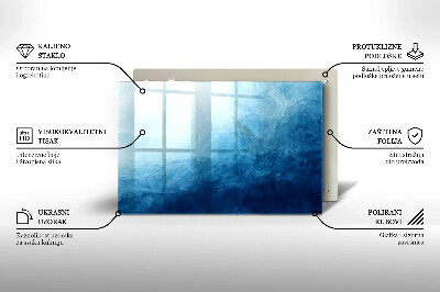 Piatto per candele con motivo a sfondo astratto