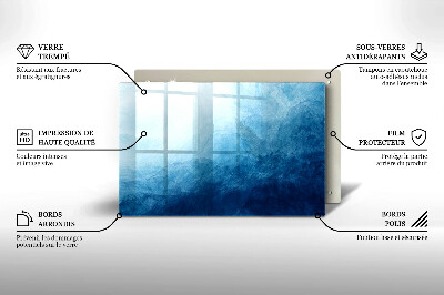 Piatto per candele con motivo a sfondo astratto