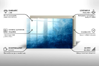 Piatto per candele con motivo a sfondo astratto