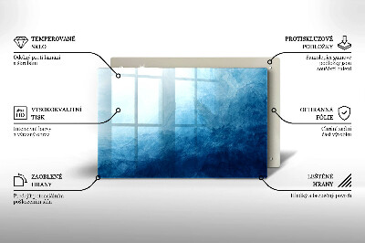 Piatto per candele con motivo a sfondo astratto