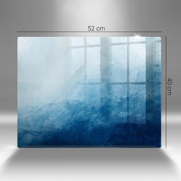 Piatto per candele con motivo a sfondo astratto