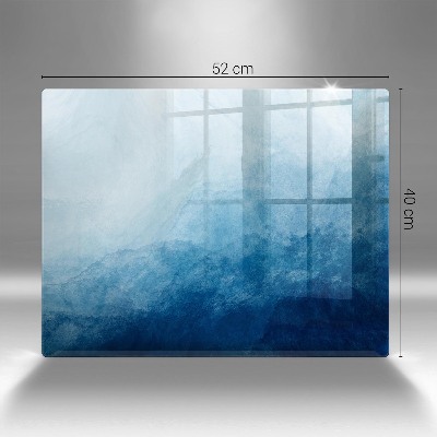 Piatto per candele con motivo a sfondo astratto