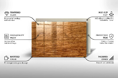 Piatto per candele con finitura a texture effetto pannello in legno