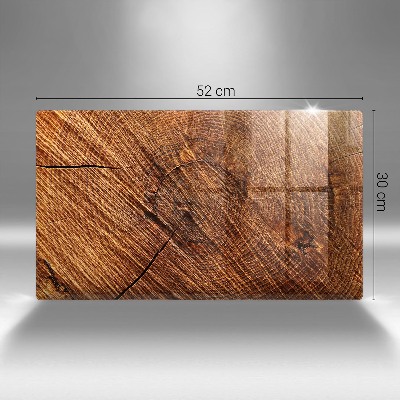 Piastra in vetro per candele tombali con struttura in legno