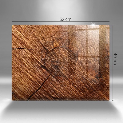 Piastra in vetro per candele tombali con struttura in legno