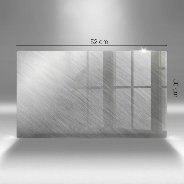 Piatto per candele con motivo a texture metallica