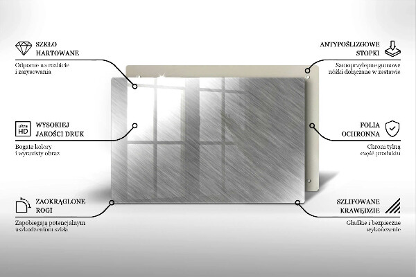 Piatto per candele con motivo a texture metallica