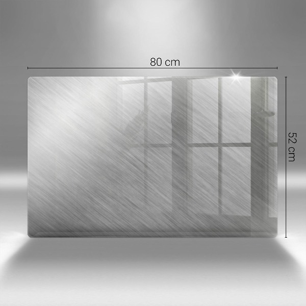 Piatto per candele con motivo a texture metallica