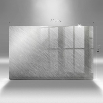 Piatto per candele con motivo a texture metallica