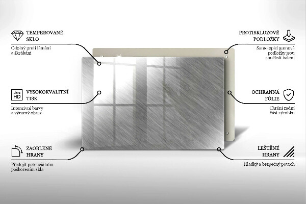 Piatto per candele con motivo a texture metallica