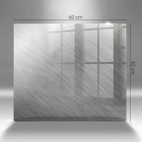 Piatto per candele con motivo a texture metallica