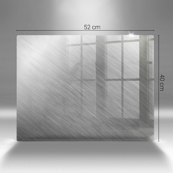 Piatto per candele con motivo a texture metallica