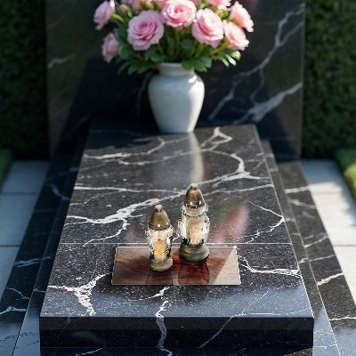 Piatto per candele con texture a effetto assi di legno