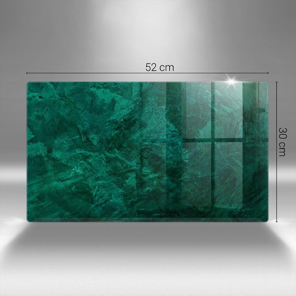 Piastra in vetro per candele tombali con decorazione a texture di sfondo in stile pietra