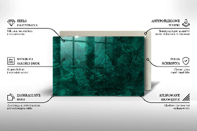 Piastra in vetro per candele tombali con decorazione a texture di sfondo in stile pietra