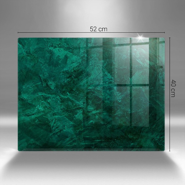 Piastra in vetro per candele tombali con decorazione a texture di sfondo in stile pietra