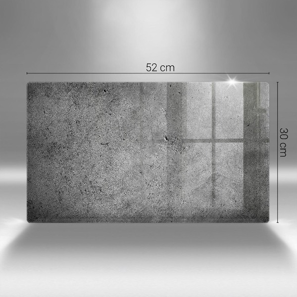 Piatto per candele con finitura effetto pietra cemento
