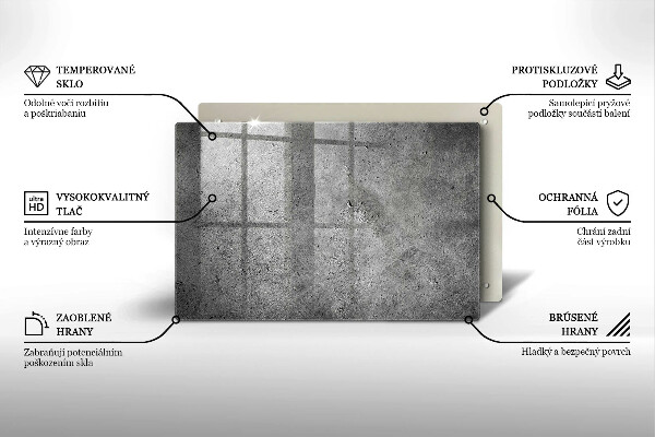 Piatto per candele con finitura effetto pietra cemento