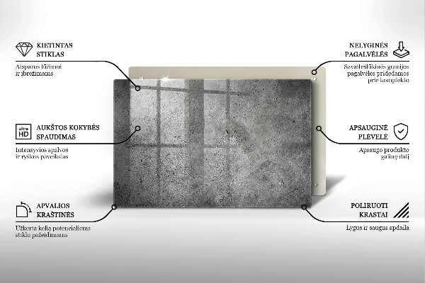 Piatto per candele con finitura effetto pietra cemento