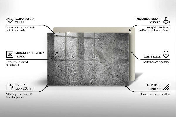 Piatto per candele con finitura effetto pietra cemento