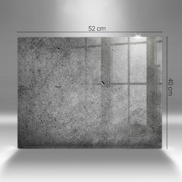 Piatto per candele con finitura effetto pietra cemento