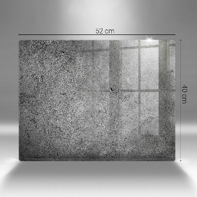 Piatto per candele con finitura effetto pietra cemento