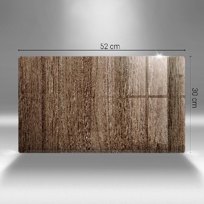 Piatto per candele con trama effetto legno