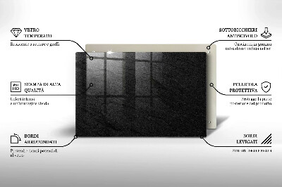 Piastra in vetro per candele tombali con finitura effetto pietra