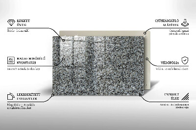 Piastra in vetro per candele tombali con struttura effetto pietra