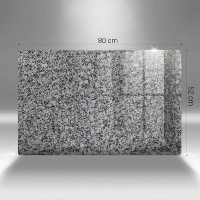 Piastra in vetro per candele tombali con struttura effetto pietra