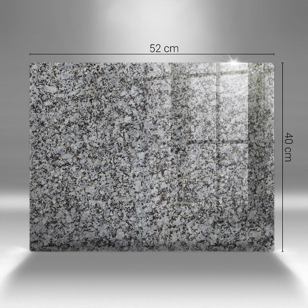 Piastra in vetro per candele tombali con struttura effetto pietra