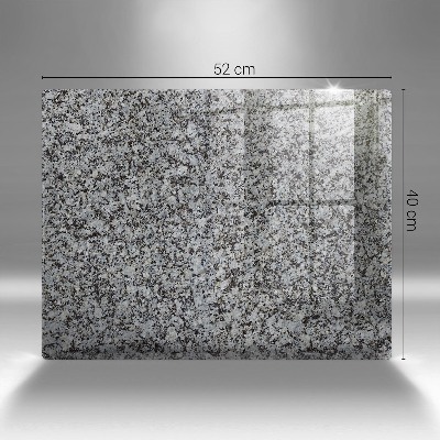 Piastra in vetro per candele tombali con struttura effetto pietra