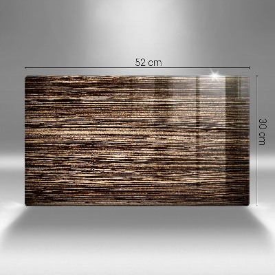 Piatto per candele con trama effetto legno