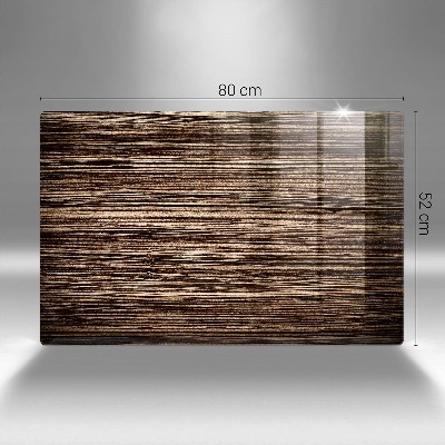 Piatto per candele con trama effetto legno