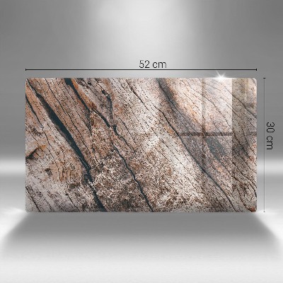 Piatto per candele con struttura in legno