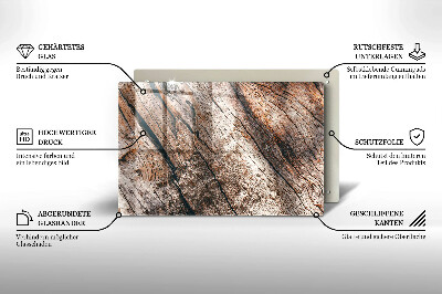 Piatto per candele con struttura in legno