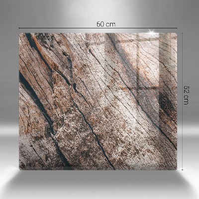 Piatto per candele con struttura in legno