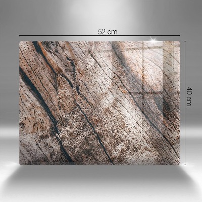 Piatto per candele con struttura in legno