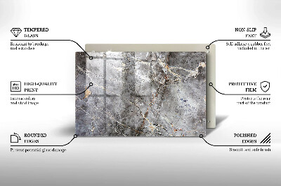 Piatto per candele con struttura in pietra