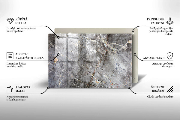 Piatto per candele con struttura in pietra