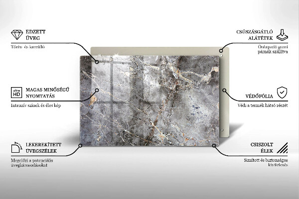 Piatto per candele con struttura in pietra