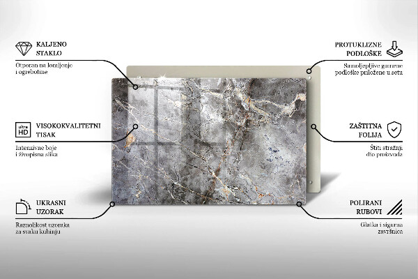 Piatto per candele con struttura in pietra