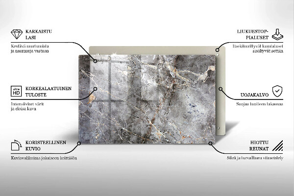 Piatto per candele con struttura in pietra