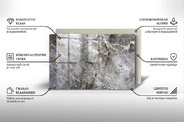 Piatto per candele con struttura in pietra