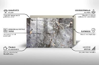 Piatto per candele con struttura in pietra